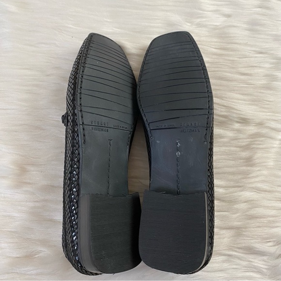 Stuart Weitzman Croc Jeweled Loafers - Picture 11 of 15